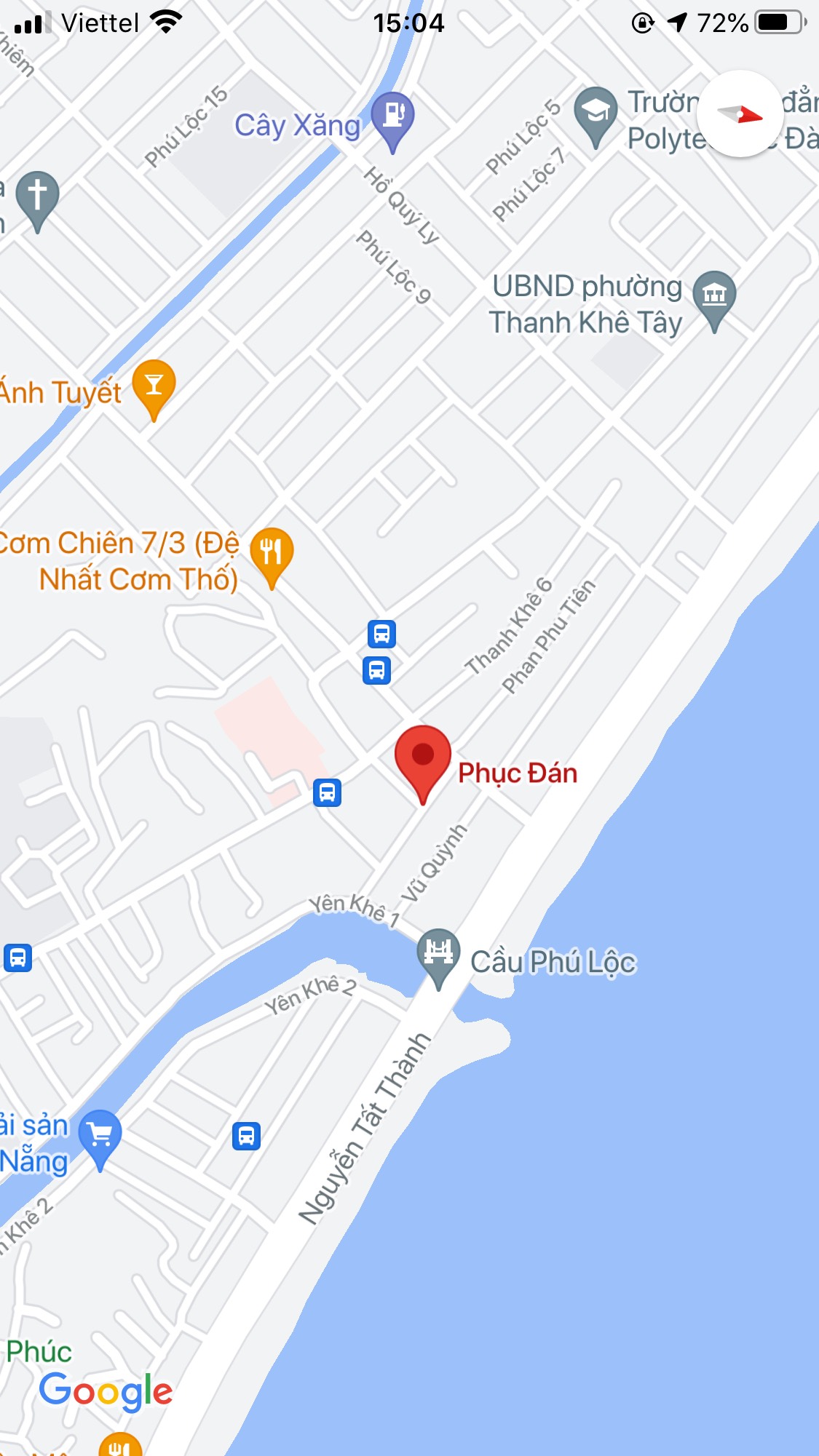 Bán nhà mặt tiền đường Phục Đán, Quận Thanh Khê. DT: 85,5 m2. Giá: 4,1 tỷ