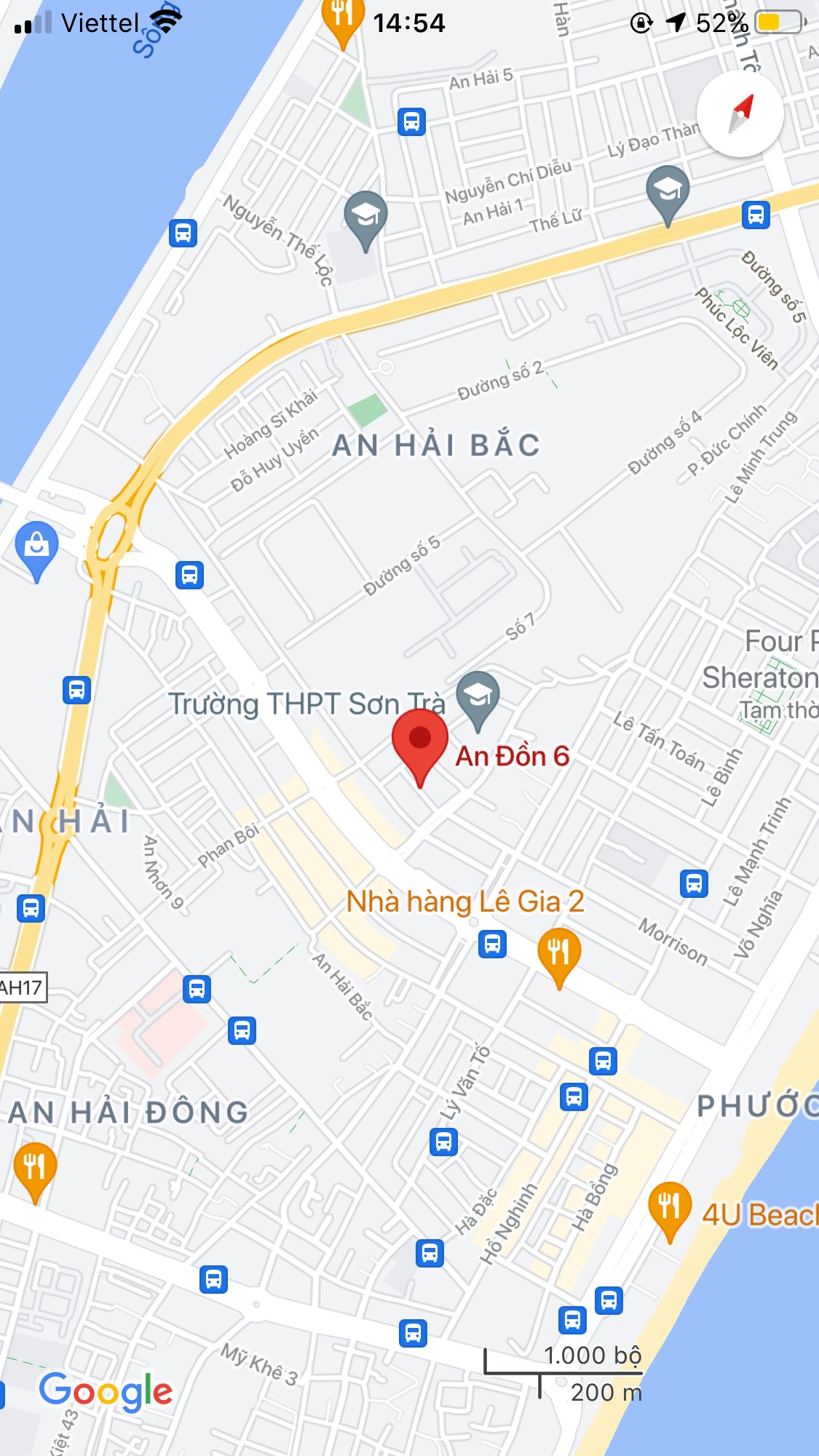 Bán khách sạn MT đường An Đồn 6, Quận Sơn Trà DT: 210m2. Giá: 37 tỷ
