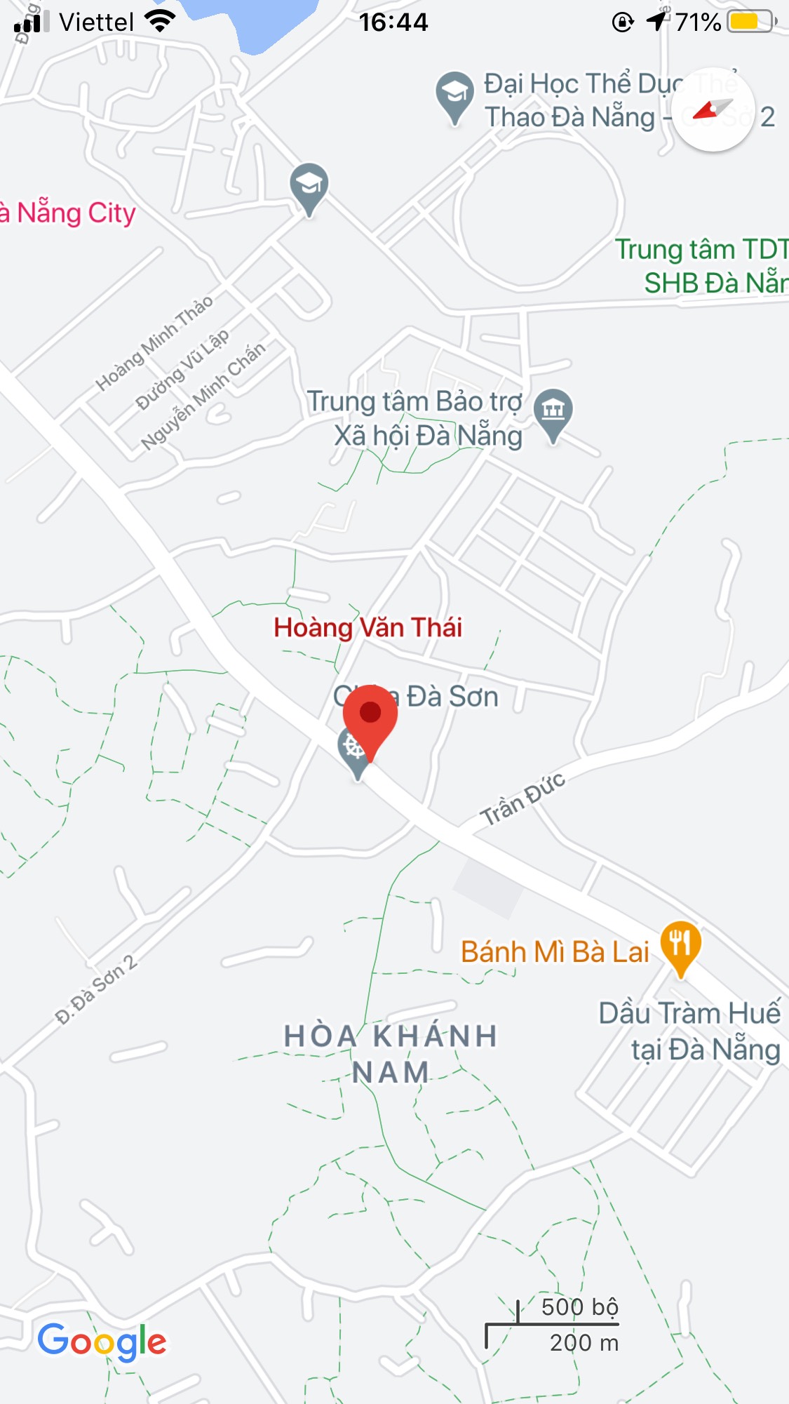 Bán đất kiệt Hoàng Văn Thái, Phường Hòa Khánh Nam, Quận Liên Chiểu. DT: 199,5 m2. Giá: 2,1 tỷ