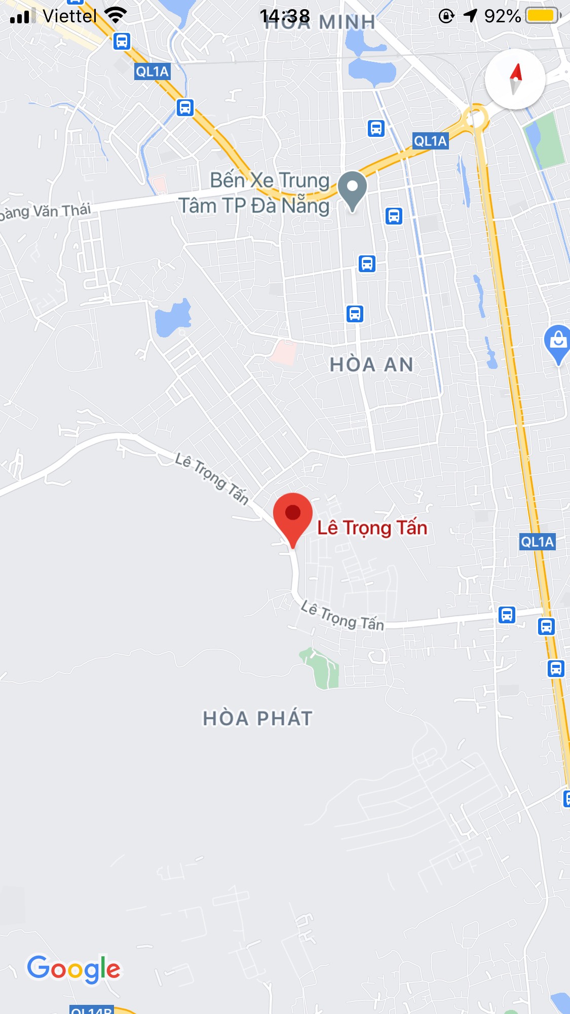 Bán nhà kiêt Lê Trọng Tấn, Phường Hòa Phát, Quận Cẩm Lệ. DT: 107 m2. Giá: 2,45 tỷ