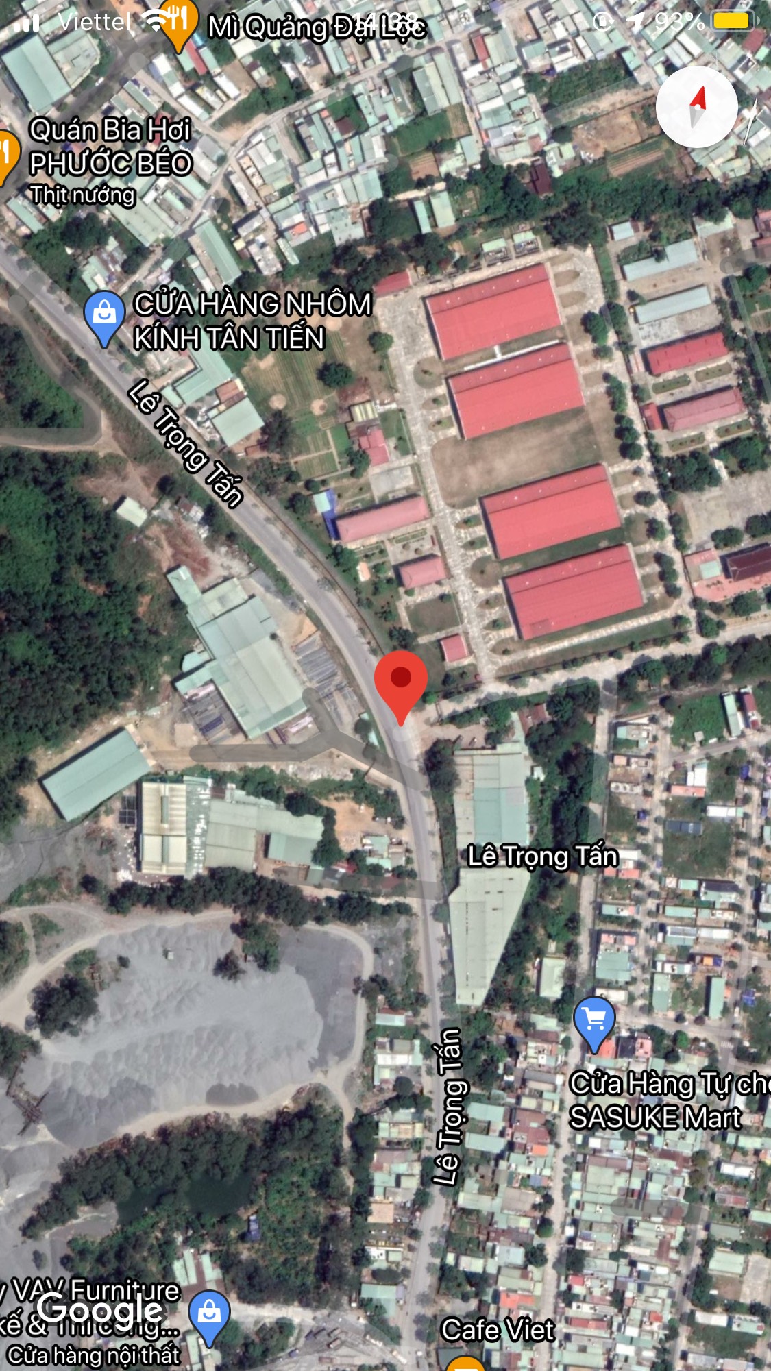 Bán nhà kiêt Lê Trọng Tấn, Phường Hòa Phát, Quận Cẩm Lệ. DT: 107 m2. Giá: 2,45 tỷ