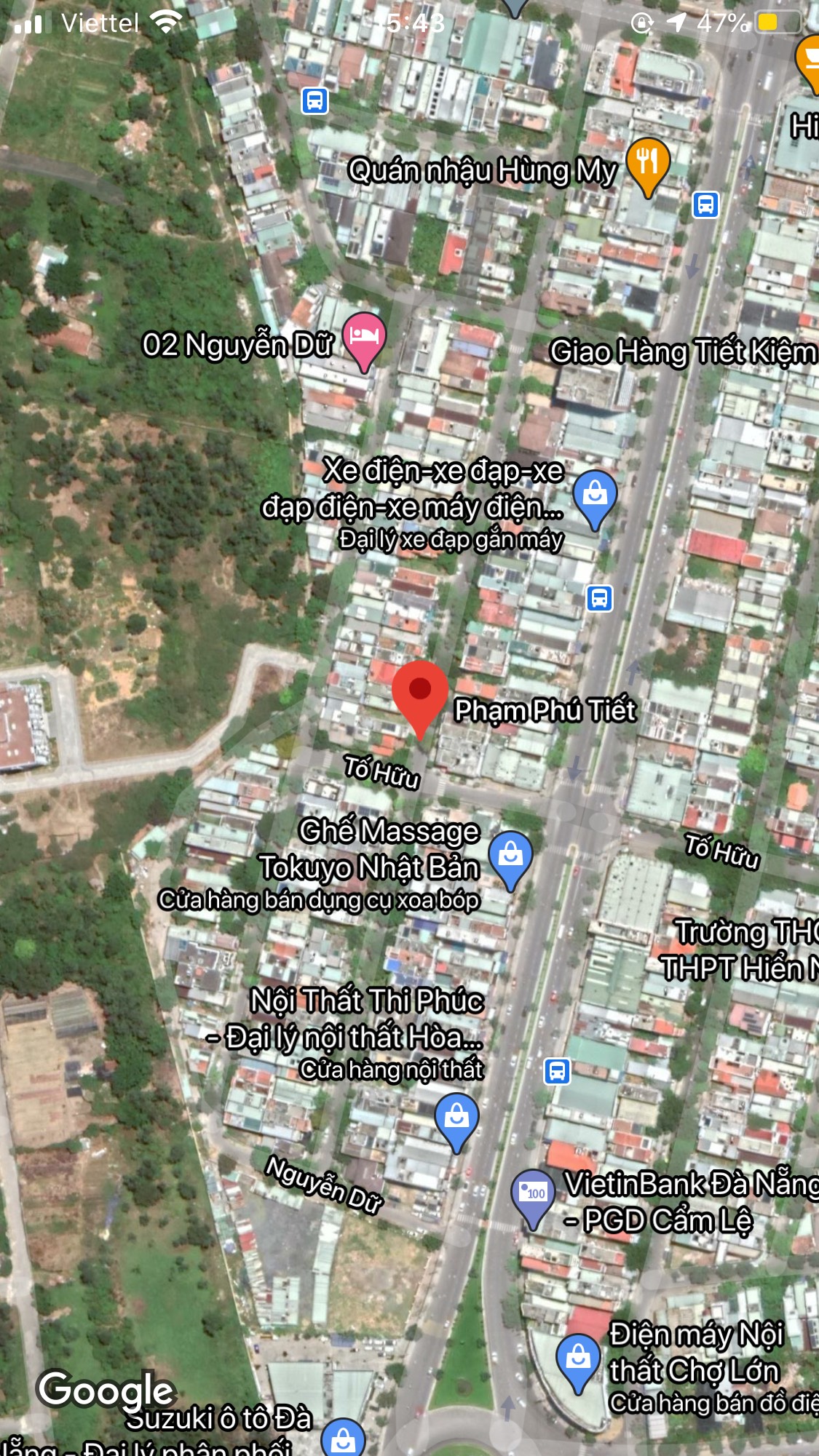 Bán nhà mặt tiền đường Phạm Phú Tiết, Phường Khuê Trung, Quận Cẩm Lệ. DT: 195 m2. Giá: 20 tỷ