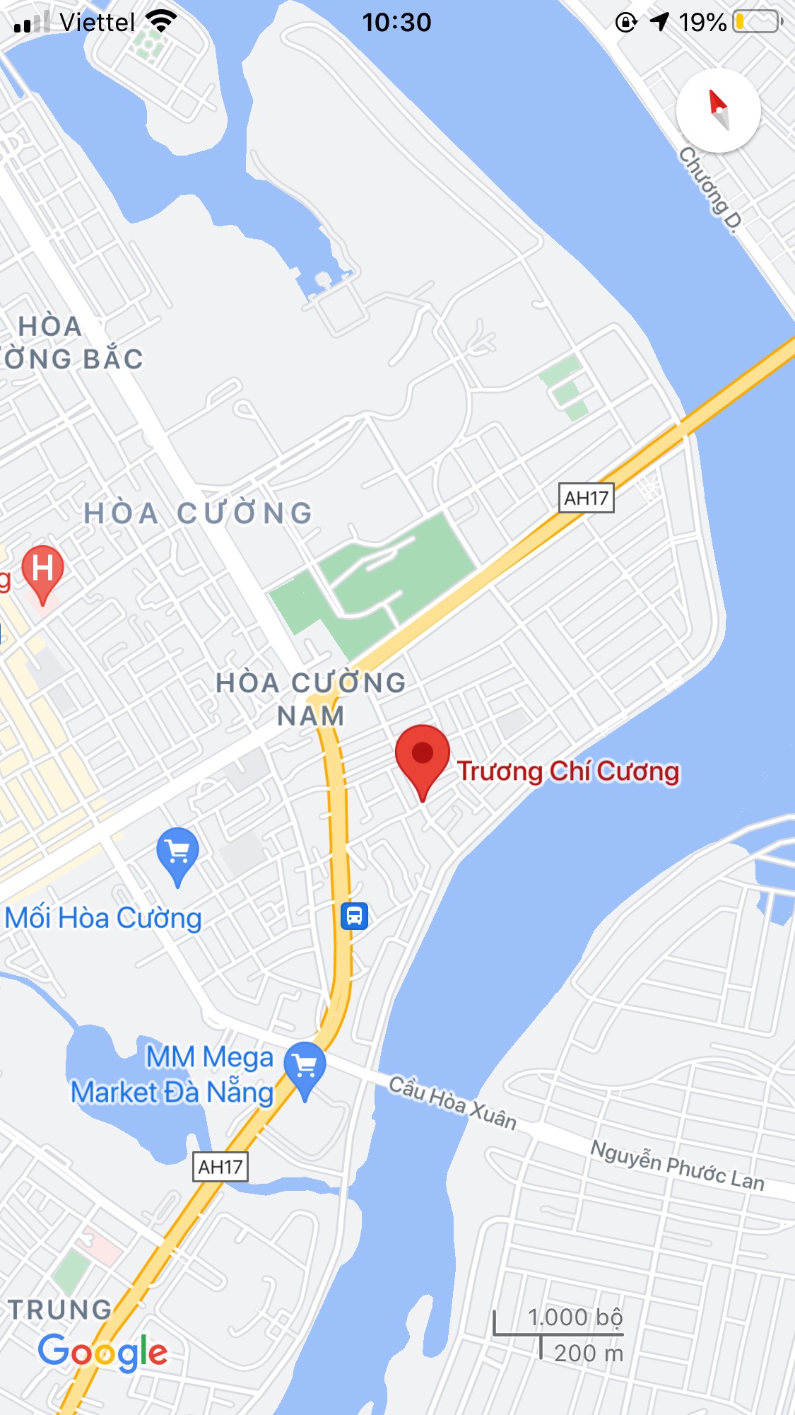 Bán nhà kiệt Trương Chí Cương, Phường Hòa Cường Bắc, Quận Hải Châu. DT: 70 m2. Giá: 4,25 tỷ