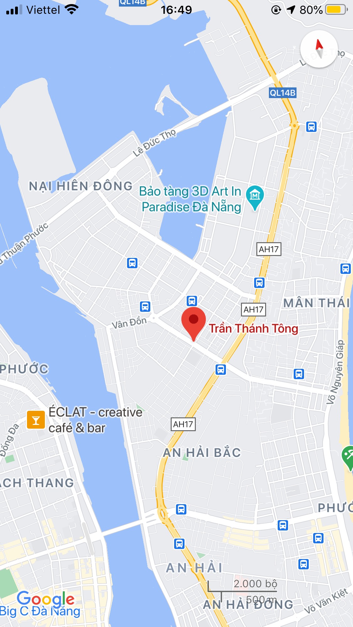 Bán lô đất 2 mặt tiền đường Trần Thánh Tông - Nguyễn Địa Lô,  Sơn Trà. DT: 165 m2. Giá: 8,5 tỷ