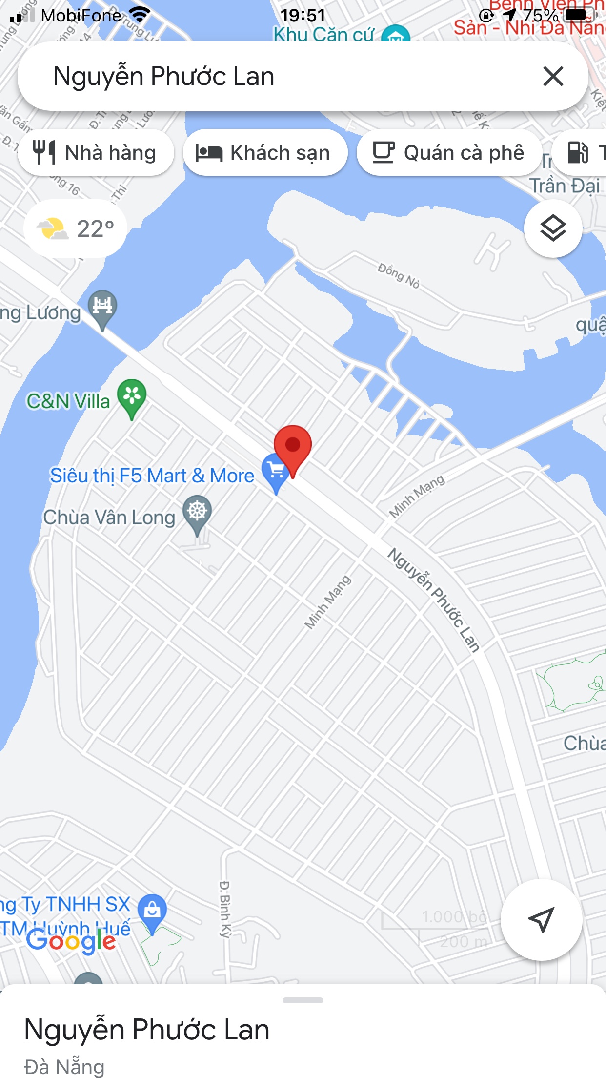 Bán đất đường Nguyễn Phước Lan, Hòa Quý, Ngũ Hành Sơn. DT: 180 m2. Giá: 10,2 tỷ