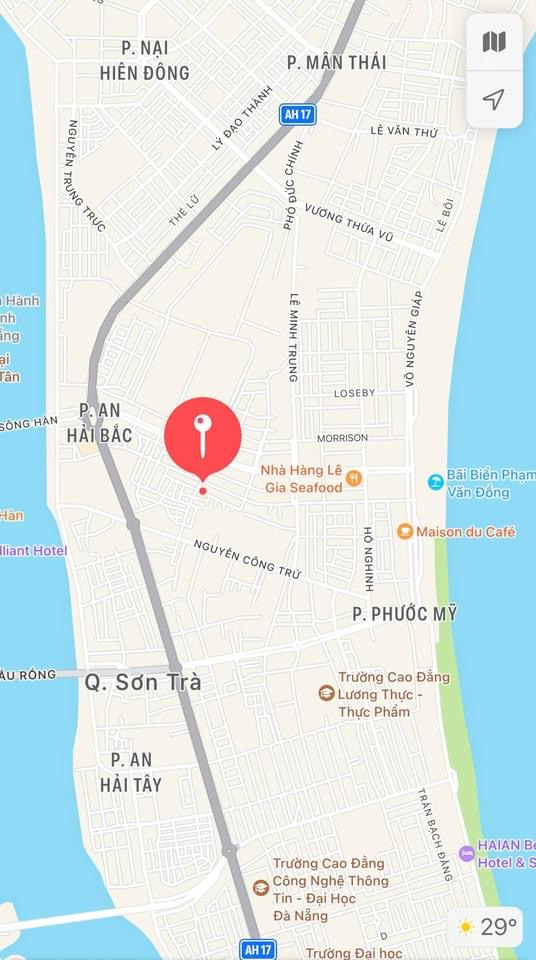 chính chủ cần bán căn nhà 3 tầng mặt tiền đường Dương Đình Nghệ, phường An Hải Bắc, quận Sơn Trà, Tp. Đà Nẵng