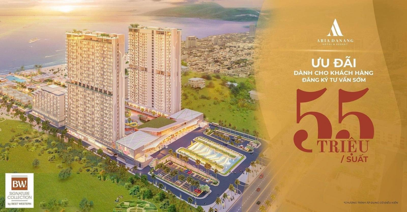 Căn hộ nghỉ dưỡng - villas 100% view biển Đà Nẵng - Chỉ từ 3 tỷ/căn