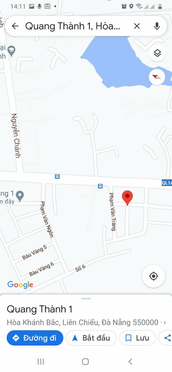 Bán đất Quang Thành 1 - Liên Chiểu - Đà Nẵng