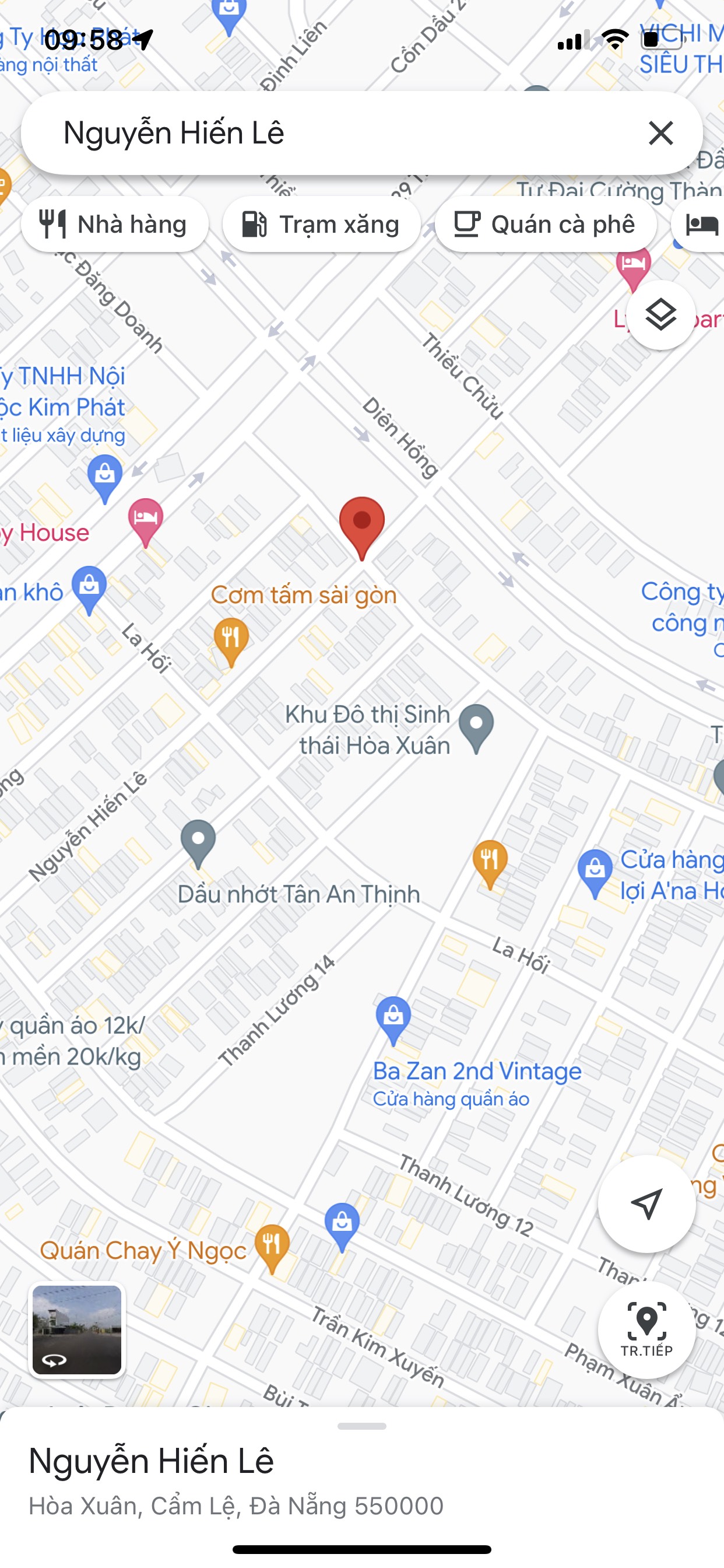 Bán đất đường Nguyễn Hiến Lê, Phường Hòa Xuân, Quận Cẩm Lệ. DT: 100 m2. Giá: 4,2 tỷ