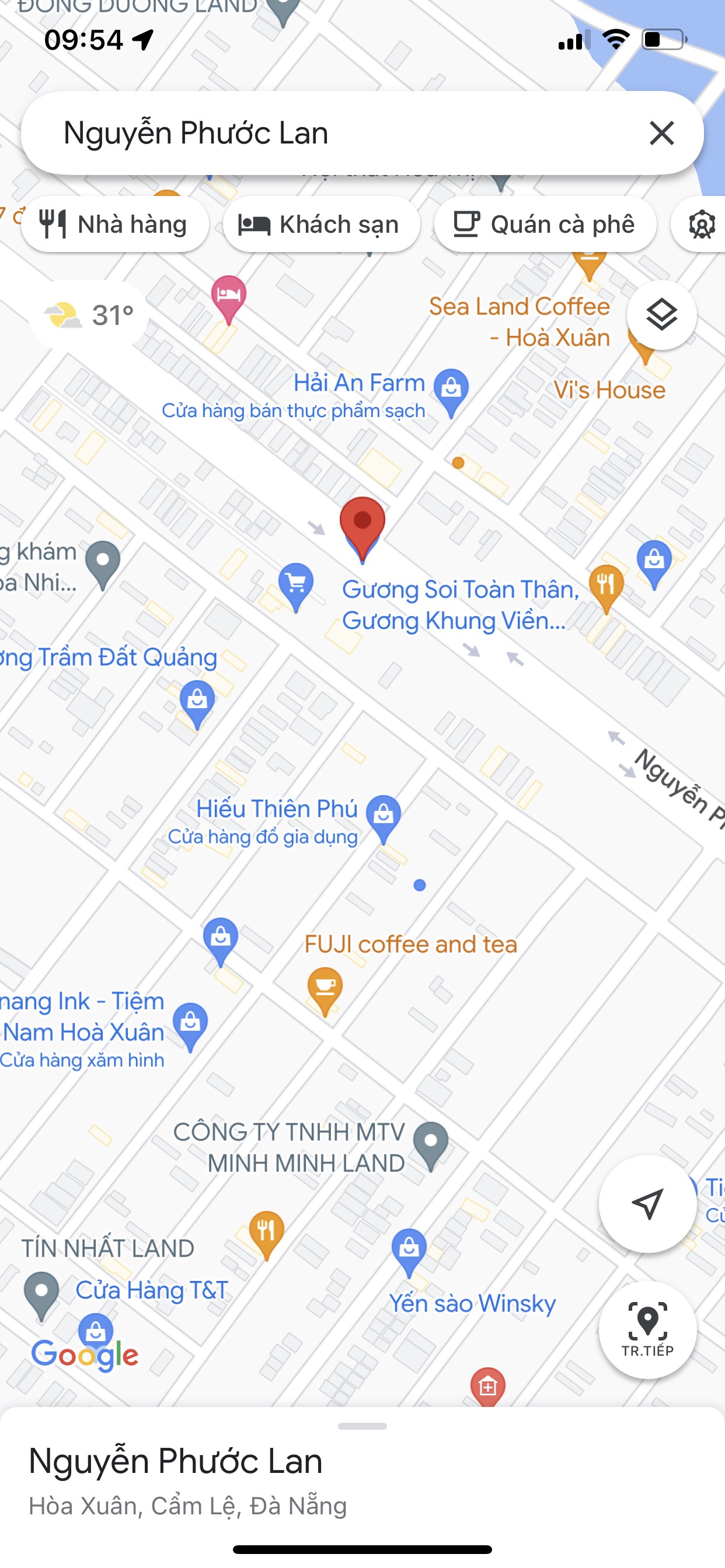 Bán đất đường Nguyễn Phước Lan, Phường Hòa Quý, Quận Ngũ Hành Sơn. DT: 128 m2. Giá: 3,65 tỷ