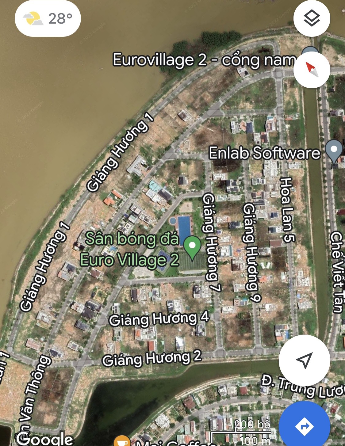Bán lô đất biệt thự Euro Vilage 2, view mặt Sông Hàn, Đường Giáng Hương 1, Hoà Xuân, Đà Nẵng