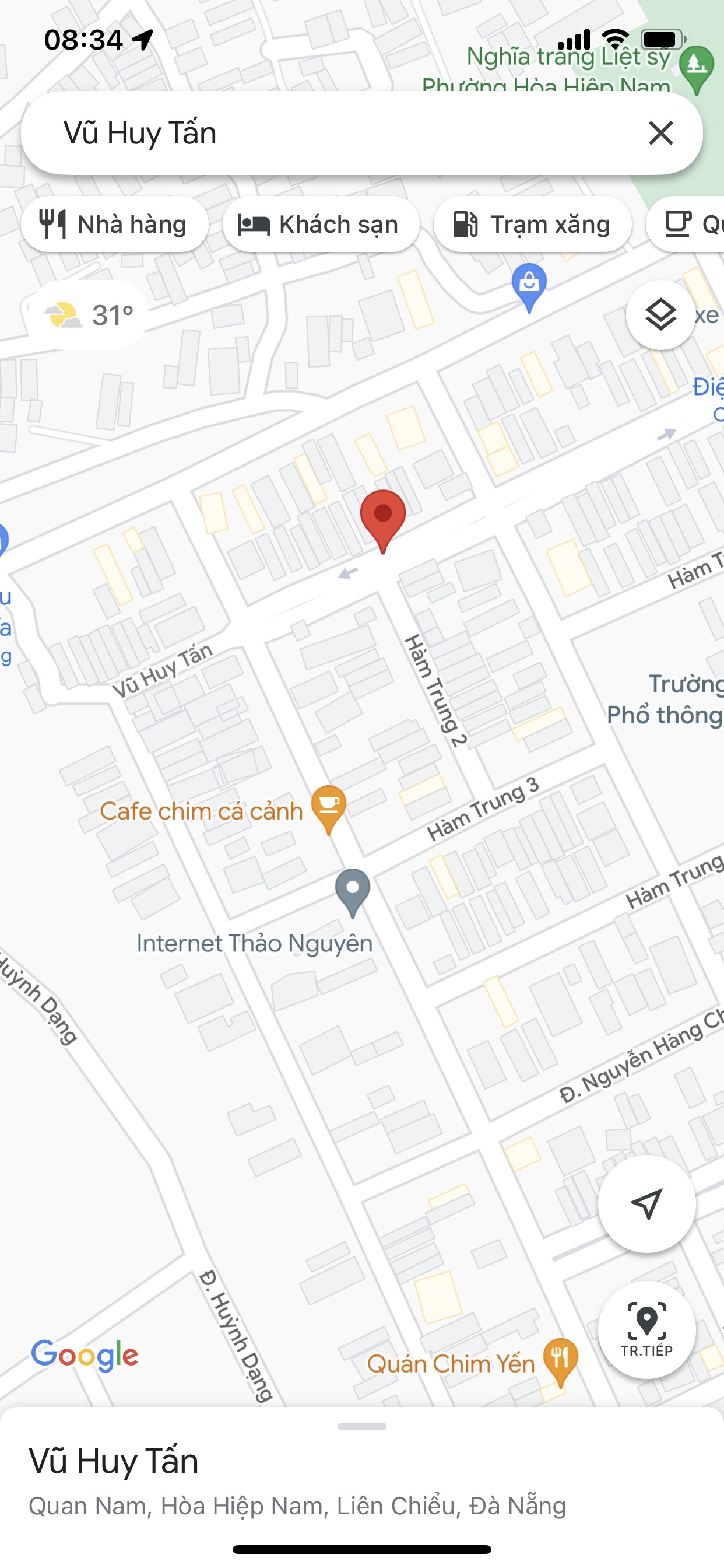 Bán đất đường Vũ Huy Tấn, Phường Hòa Hiệp Nam, Liên Chiểu. DT: 107 m2. Giá: 2,25 tỷ