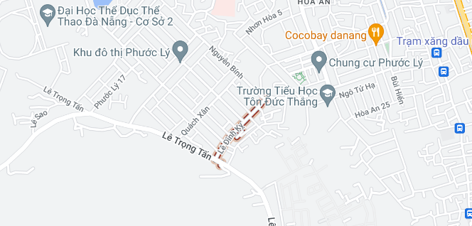 	Bán nhà riêng đường Lê Đình Kỵ, Phường Hòa An, Quận Cẩm Lệ