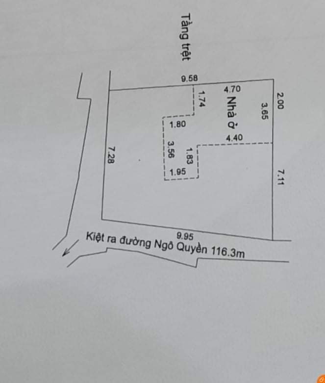 Cần bán lô đất 2 mặt kiệt 904/ Ngô Quyền _ Phường An Hải Bắc _ Quận Sơn Trà _ TPĐN 