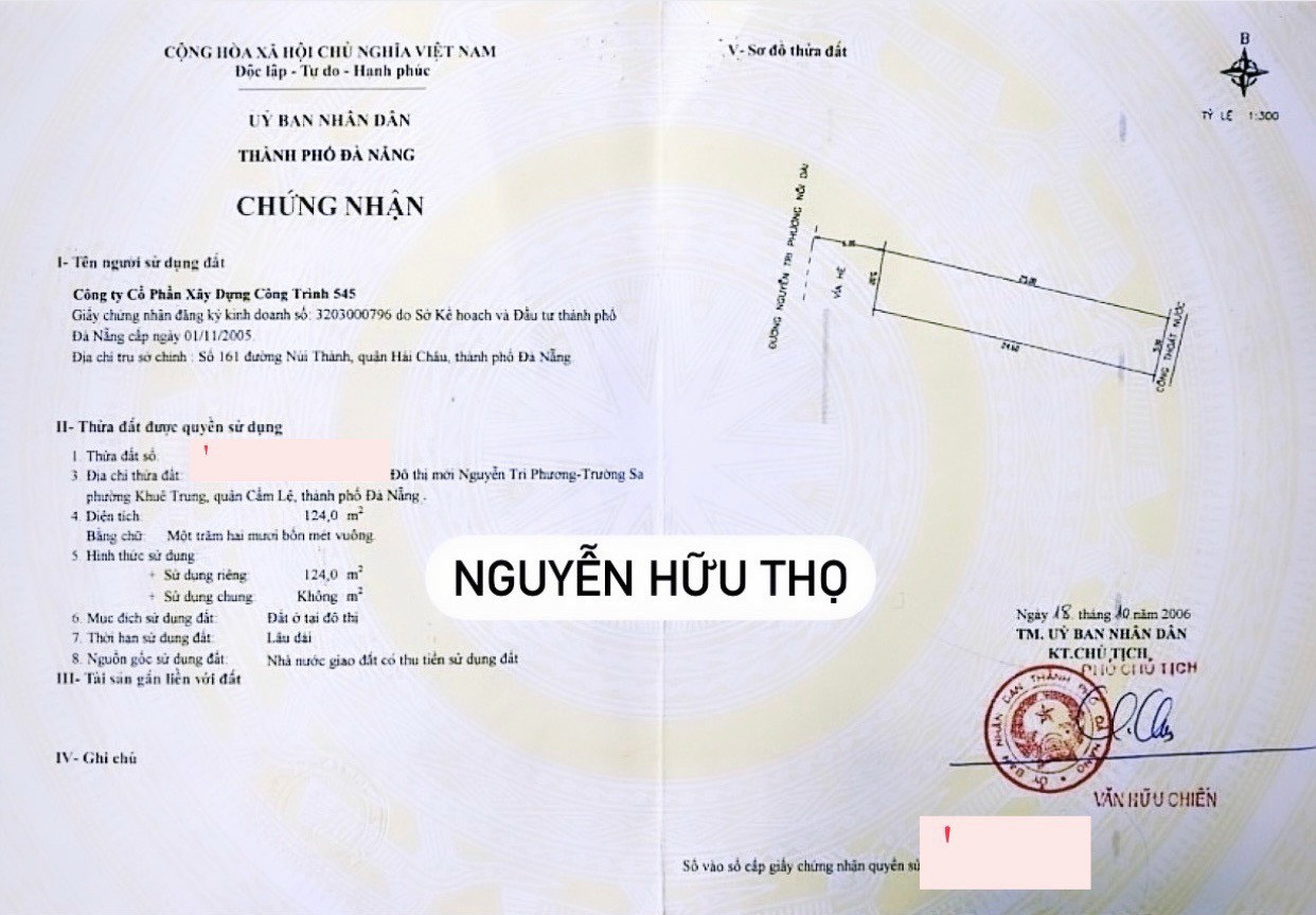 Bán nhà riêng tại Đường Nguyễn Hữu Thọ, Phường Khuê Trung, Cẩm Lệ, Đà Nẵng diện tích 491m2  giá 71 Tỷ