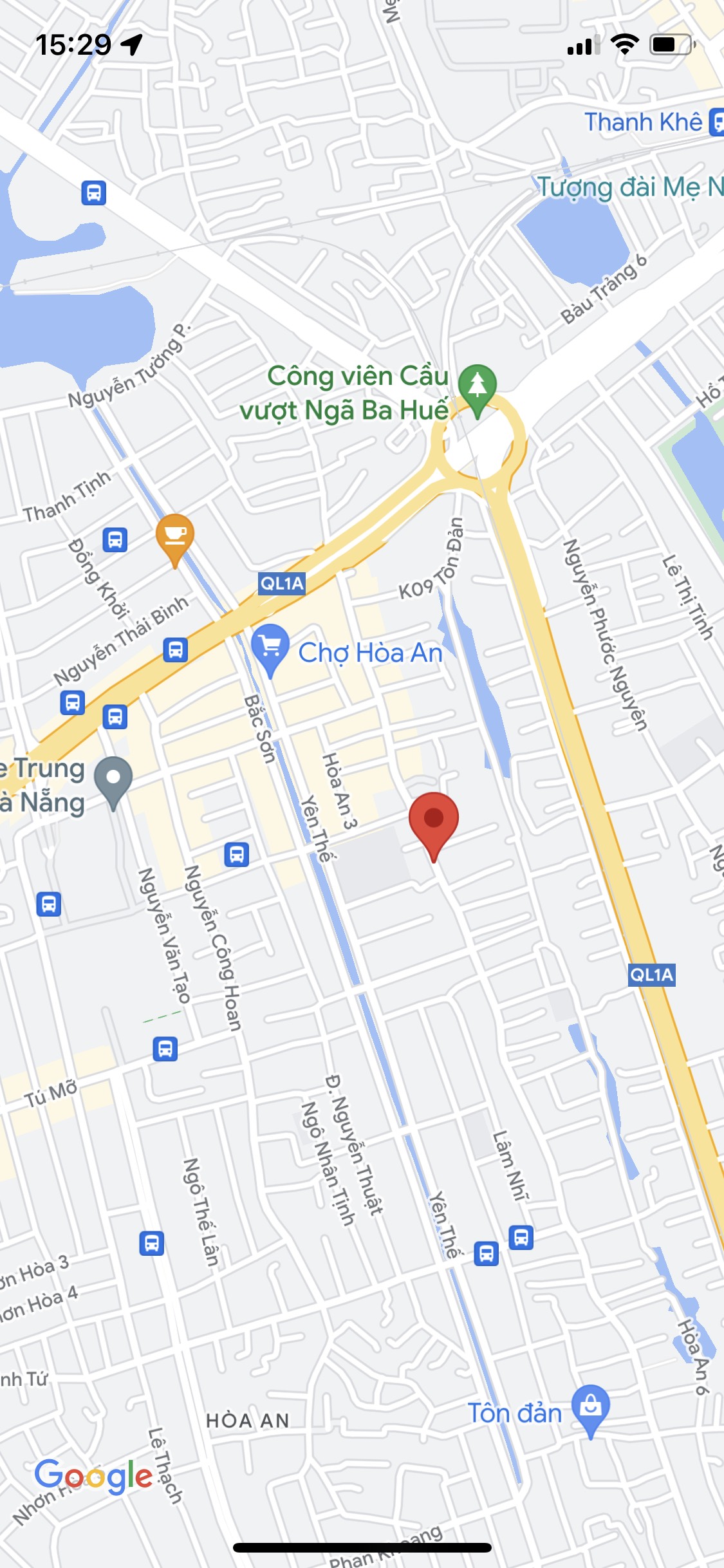 Bán nhà mặt tiền đường Tôn Đản, gần chợ Hòa An, bến xe Trung Tâm, khu sầm uất. Giá: 4 tỷ