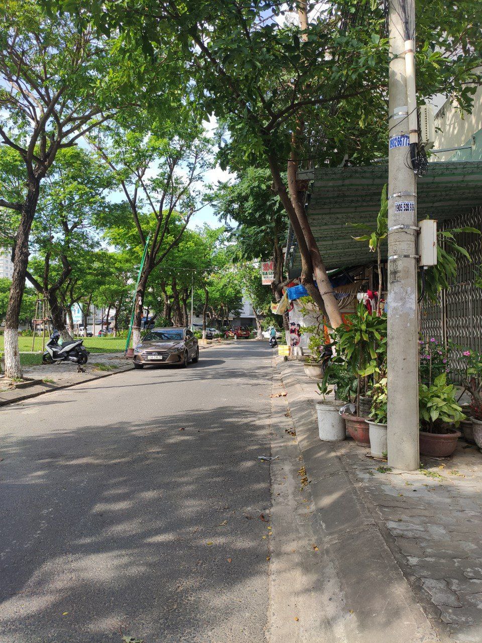 Bán lô đất 243m2 mặt tiền Đường Ngô Chi Lan, (5m5) view công viên, Thuận Phước, Hải Châu