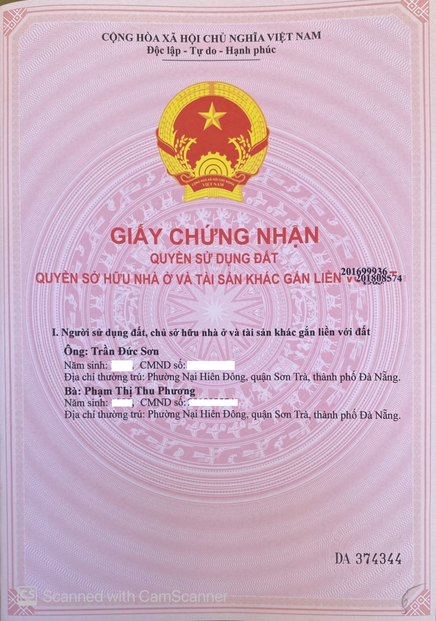 Bán nhà song song đường Phạm Văn Đồng, quận Sơn Trà, Đà Nẵng 100m2 chỉ 10.5 tỷ 