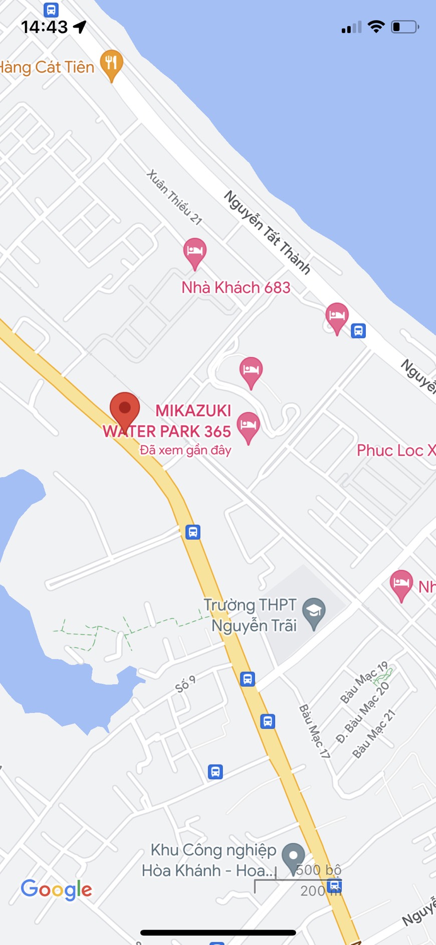 Bán nhà mặt tiền đường Nguyễn Lương Bằng, gần KDL Xuân Thiều, Mikazuki. DT: 214m2. Gía 5tỷ500
