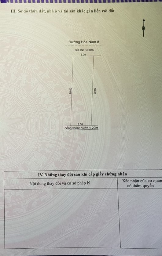 Bán đất mặt tiền Đường Hòa Nam 8, Liên Chiểu, Đà Nẵng diện tích 120m2  giá 3.25 Tỷ