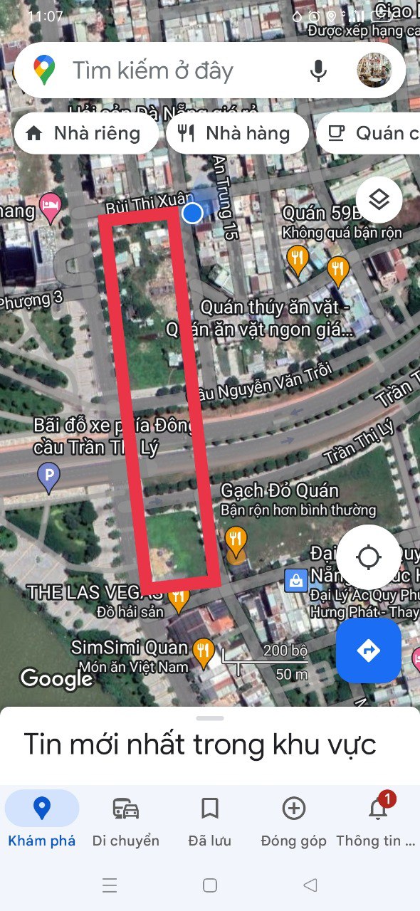 Cần Bán lô đất 110m2- 2 mặt tiền Bùi Thị Xuân, An Hải Tây, Sơn Trà