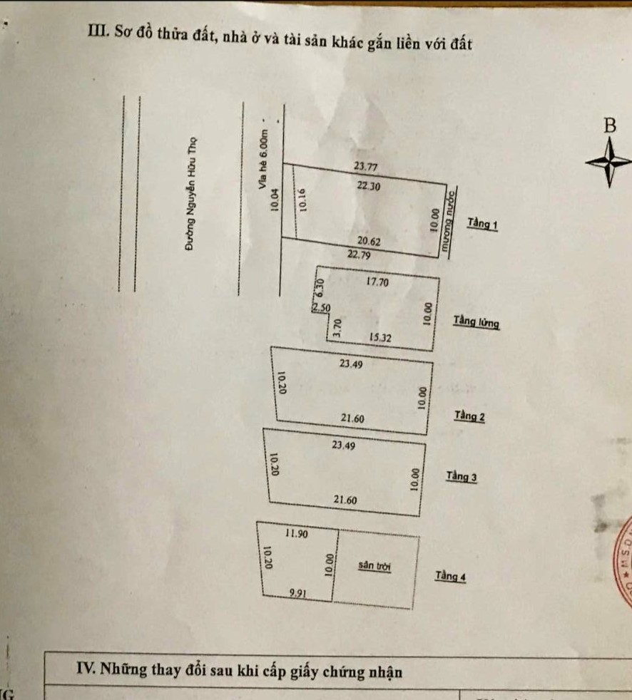 Bán nhà 4 tầng mặt tiền Đường Nguyễn Hữu Thọ, Cẩm Lệ, Đà Nẵng diện tích 233m2  giá 36 Tỷ
