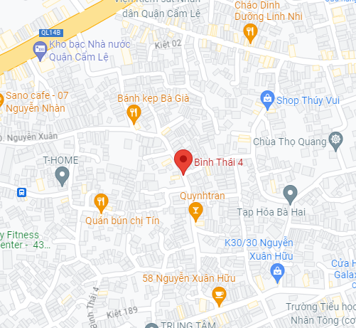 Bán nhà 2 mặt tiền Đường Bình Thái 4, Cẩm Lệ, Đà Nẵng diện tích 60m2  giá 2.2 Tỷ