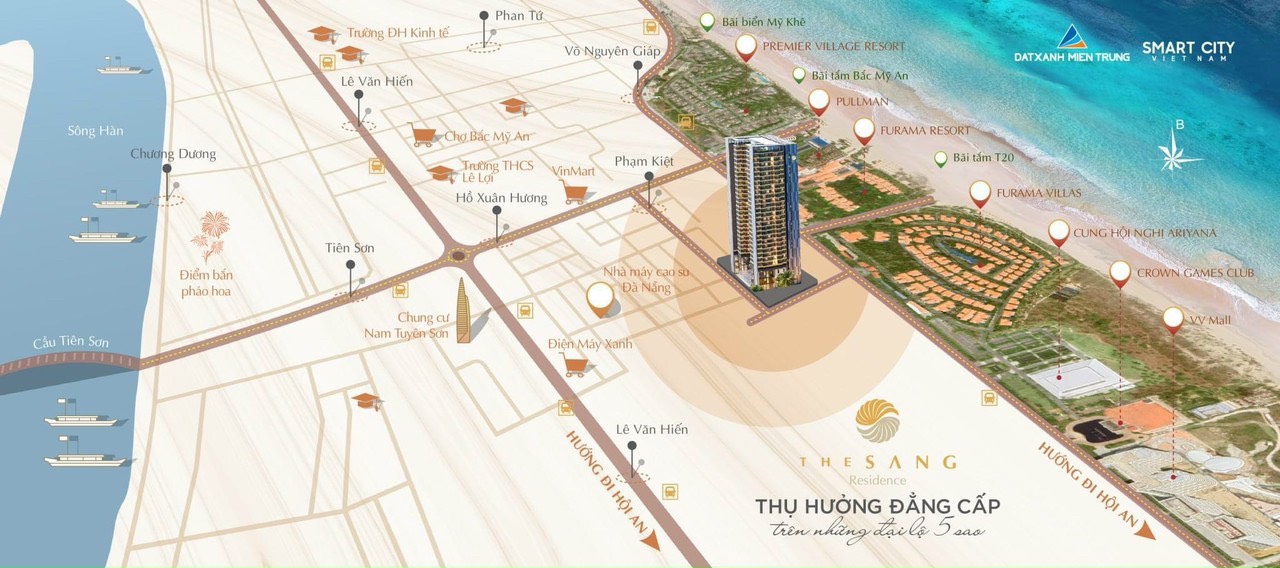 Chỉ cần trả trước 789tr sở hữu ngay căn hộ Biển 100m2 đẹp nhất Đà Nẵng, sở hữu lâu dài