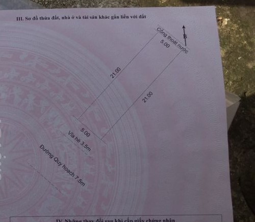 Bán đất mặt tiền Đường Phước Lý 6, Phường Hòa Minh, Liên Chiểu, Đà Nẵng diện tích 105m2  giá 2.25 Tỷ