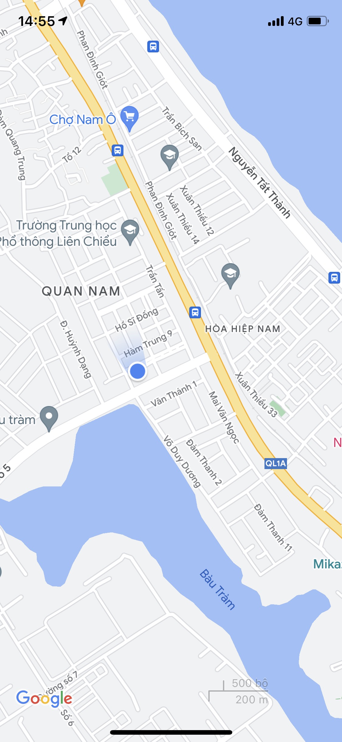 Bán đất mặt tiền Đường Nguyễn Chu Sĩ, Phường Hòa Hiệp Nam, Liên Chiểu, Đà Nẵng diện tích 100m2  giá 2.25 Tỷ