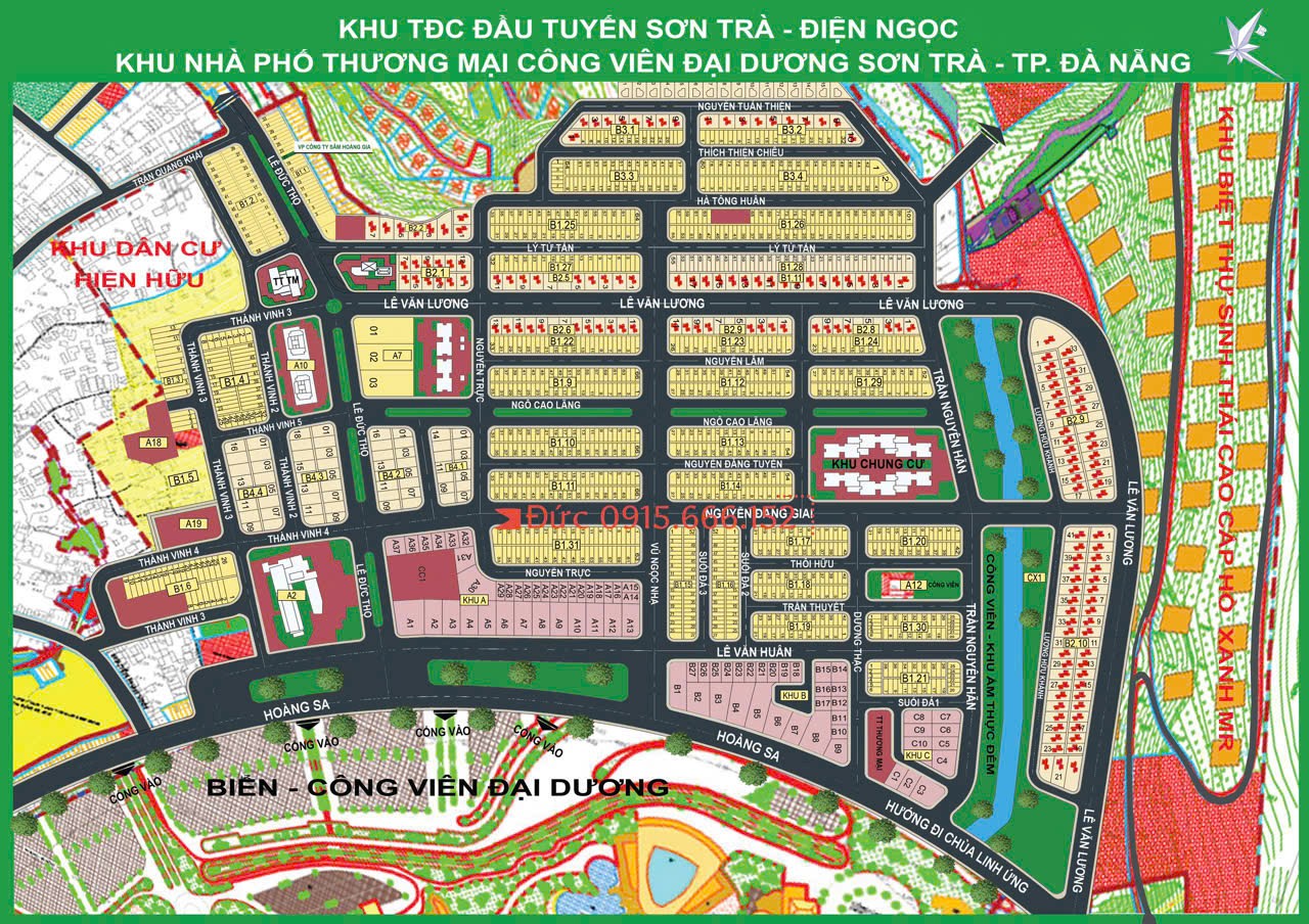 Tôi cần bán lô đất 110M mặt tiền 7M5 Nguyễn Lâm ( Khu Đầu Tuyến Sơn Trà )  