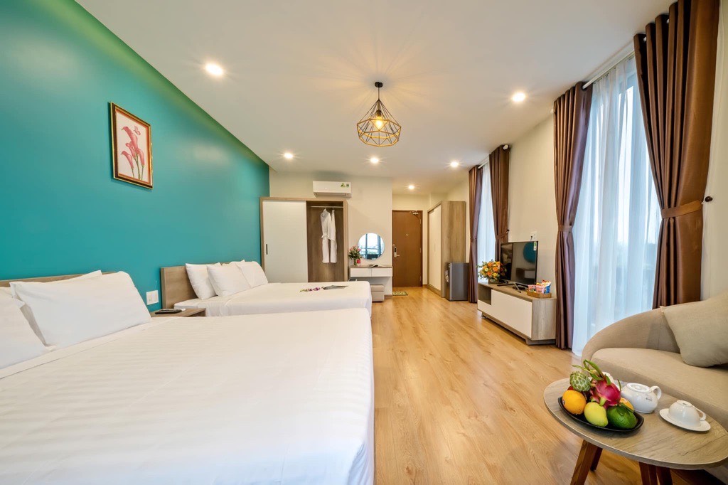 Toà Motel trung tâm Sơn Trà, Đà Nẵng- 3 mặt thoáng- 12 phòng, dòng tiền 80tr/tháng- 7tỷx