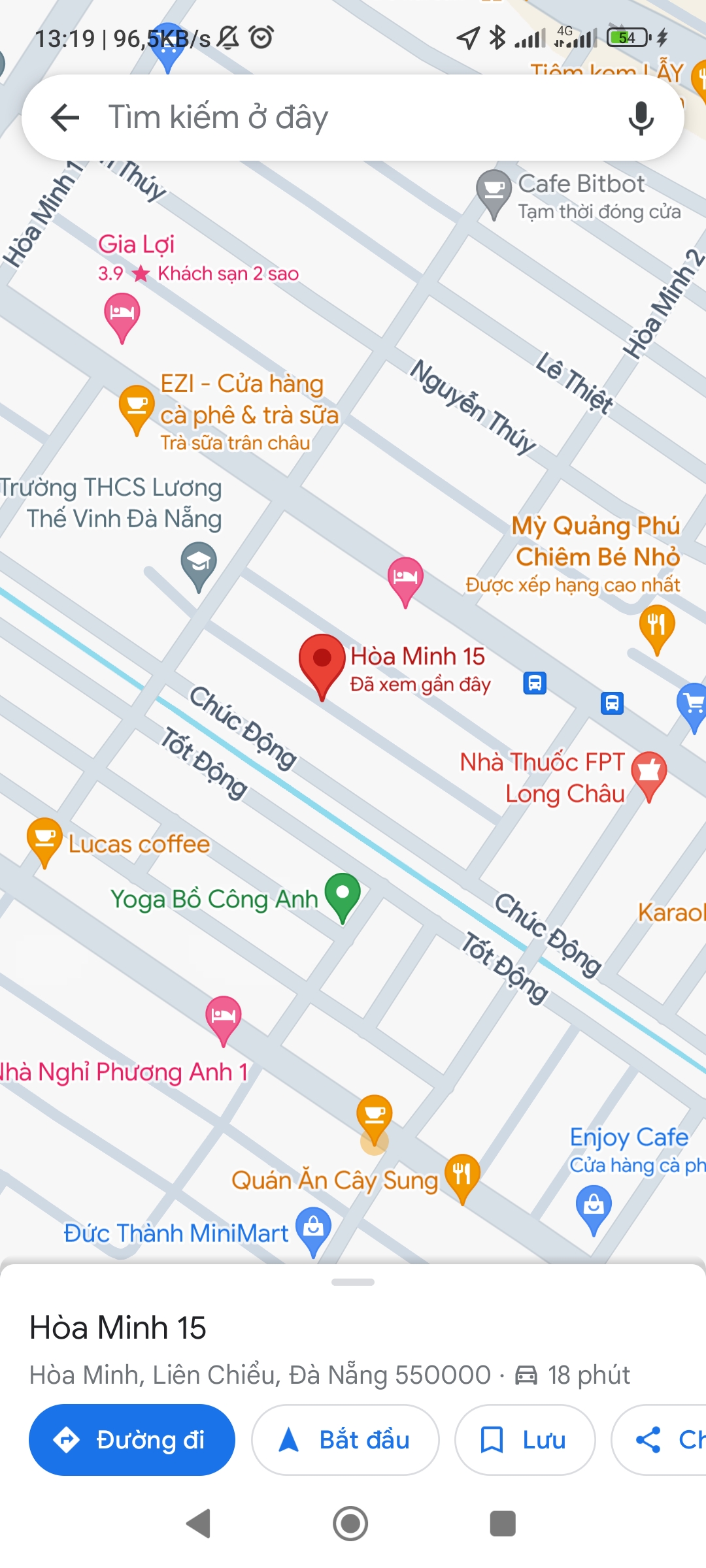 Bán nhà mặt tiền tại Đường Hòa Minh 15, Phường Hòa Minh, Liên Chiểu, Đà Nẵng diện tích 67.5m2  giá 3.7 Tỷ