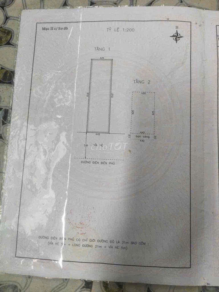 CHÍNH CHỦ BÁN NHÀ MẶT TIỀN ĐƯỜNG ĐIỆN BIÊN PHỦ – THANH KHÊ, ĐÀ NẴNG