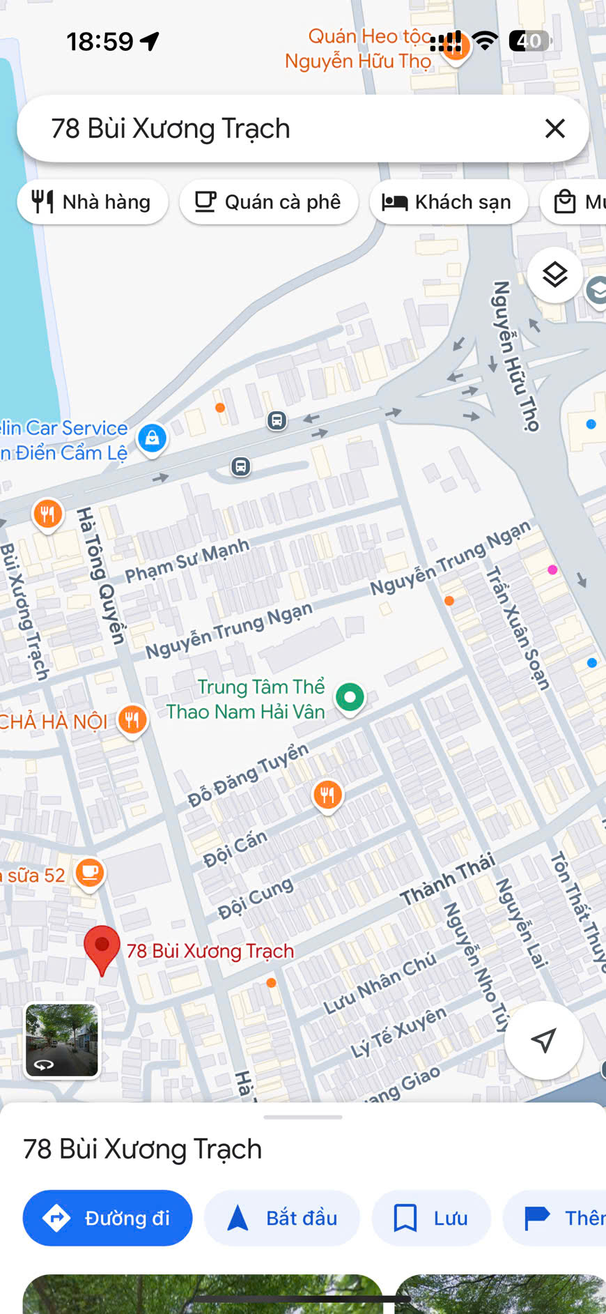 Bán lô đất 15met MT Bùi Xương Trạch (Khuê Trung, Cẩm Lệ)