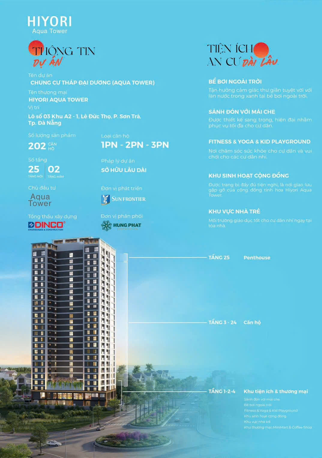 Căn hộ Hiyori Aqua Tower – Căn hộ view biển Mỹ Khê, số lượng có hạn.