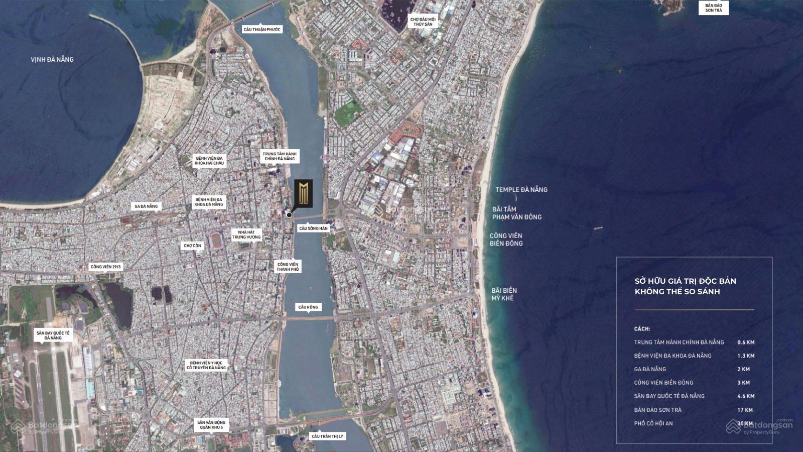 Độc quyền 2PN M Landmark Marriott Đà Nẵng View trực diện Sông Hàn giá tốt chiết khấu cao từ CĐT