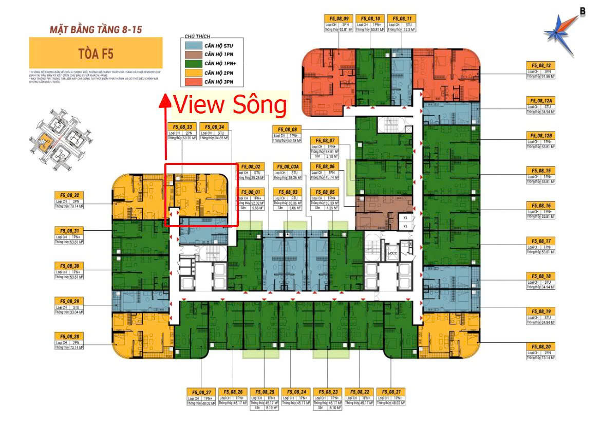 Độc quyền, bán căn 2PN Sun FourS Tower, tầng 12 tòa F51233, view biển, chỉ 3 tỷ trọn giá