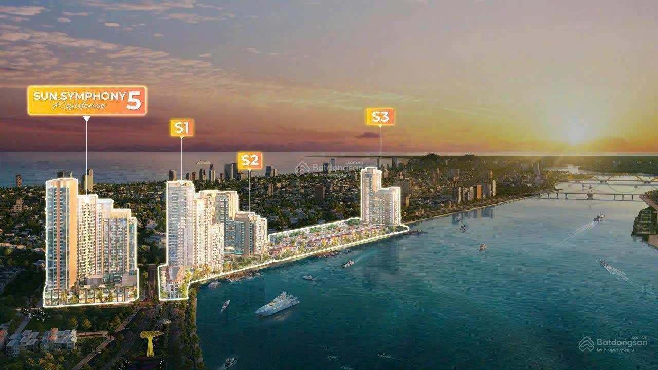 Chỉ dự từ 1,9ty sở hữu căn studio view sông tại tòa Sun Symphony5