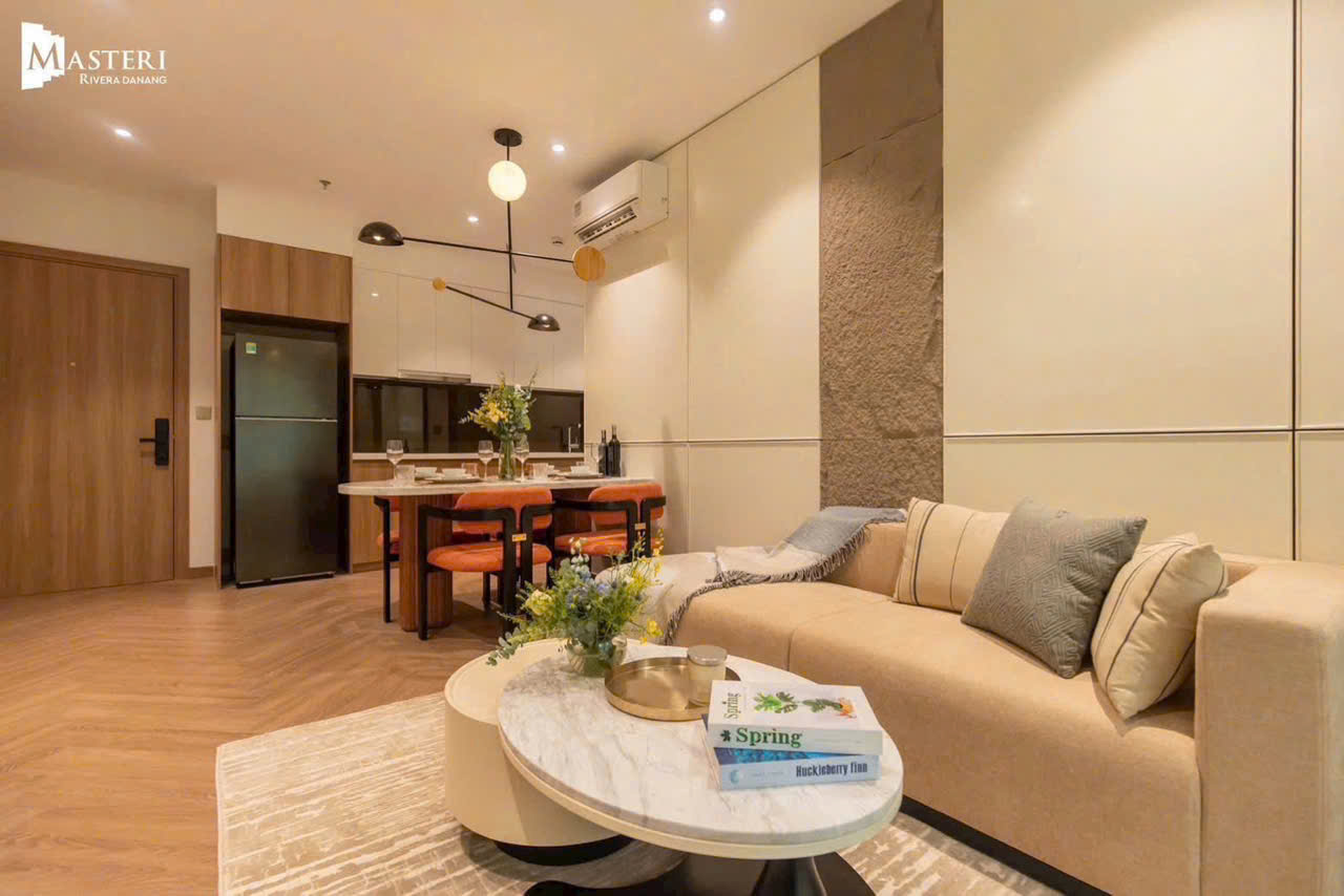 5ty7 cho căn 2PN Masteri Rivera Đà Nẵng,view sông cẩm lệ, tầng 17
