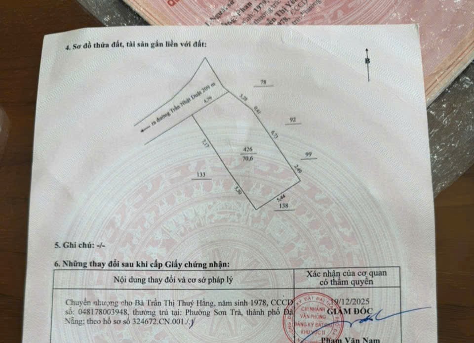 Cần bán lô đất kiệt Trần Nhật Duật , Sơn Trà , Đà Nẵng ( CÁCH BIỂN SƠN TRÀ 300M ) 💥💥💥💥 