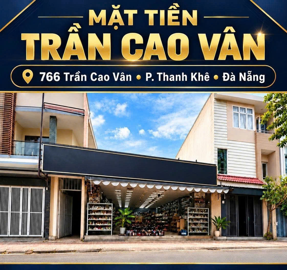 BÁN NHÀ MẶT TIỀN TRẦN CAO VÂN – 311M² ĐẤT – NGANG 6,65M NỞ HẬU – 88tr/m2